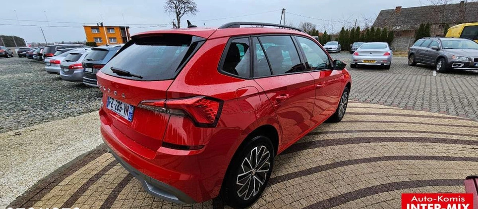 Skoda Kamiq cena 75500 przebieg: 22000, rok produkcji 2021 z Szlichtyngowa małe 121